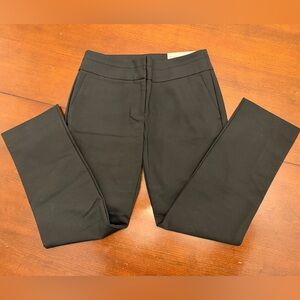 NWT Anne Taylor Factory The High Waist Ankle Pant Black Size 00P